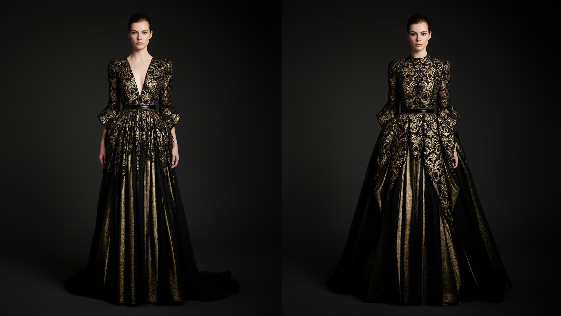 Haute couture editorial